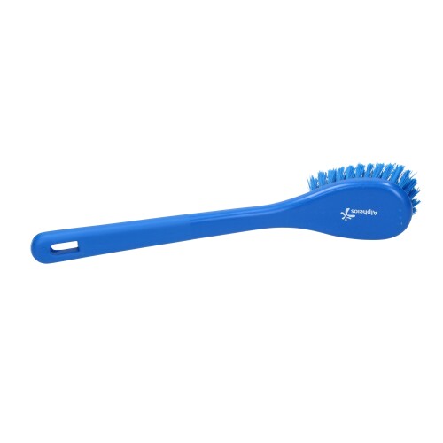 Afwasborstel kunstof, blauw, 300 x 50 x 25 mm product foto Front View L