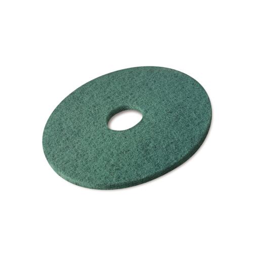 Poly-pad groen 10", 255 x 22 mm Duom. Esprit, Intense en Impulse 50, Duom. C50 E/EM/B/BM/BA/BMA, Duom. 500 B/BM/BS, Ecobot 75P en 75S product foto Front View L