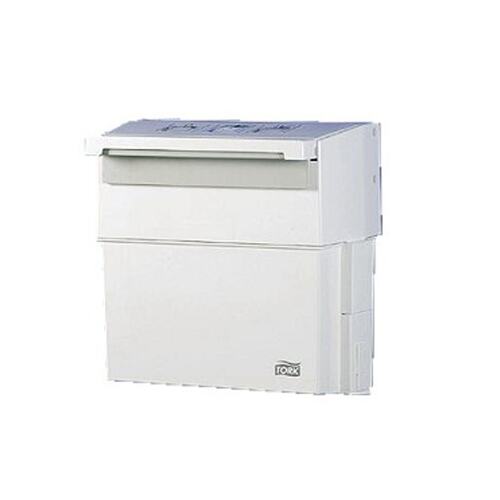 Tork Advanced Bin Compact Box, white product foto Front View L