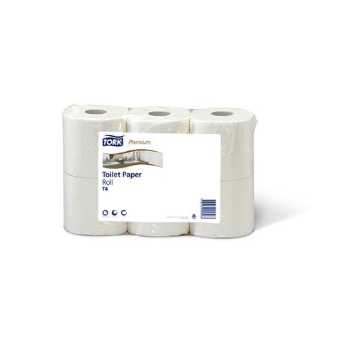 Tork Premium Toiletpapier Traditioneel Zacht rol (T4) product foto Front View L