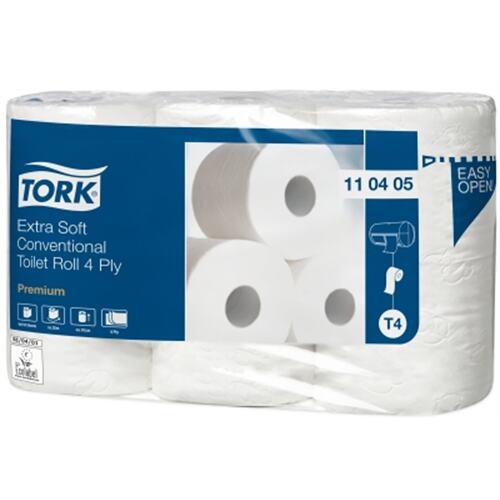 Tork Premium Toiletpapier Traditioneel Extra Zacht rol (T4) product foto Front View L