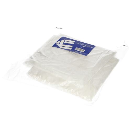 Cleanroomdoek, steriel verpakt, 22 x 22 cm product foto Front View L