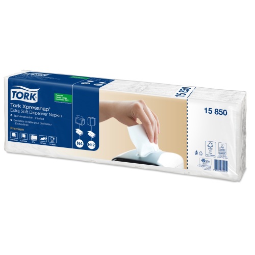 Tork Xpressnap Extra Soft White Napkin product foto Image2 L