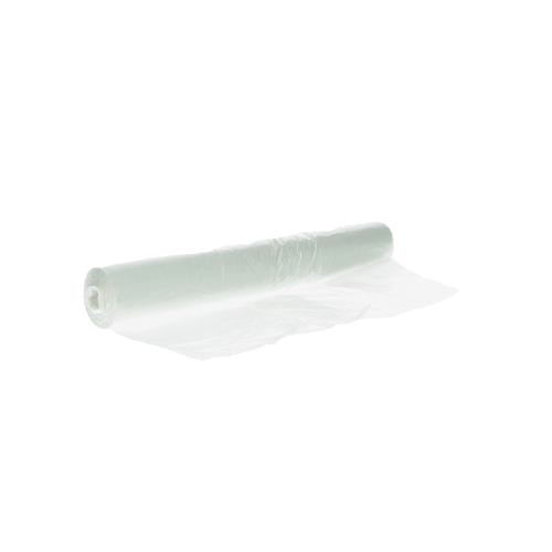 Plastic zak HDPE 50 x 72 cm, 17µ, transparant 22 l product foto Front View L