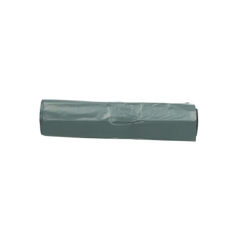Plastic zak HDPE 50 x 90 cm, 30µ, donkergrijs, 60 l. Doos à 500 stuks. product foto Front View L