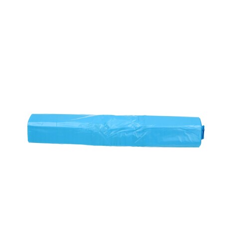 Plastic zak HDPE 60 x 90 cm, 30µ, blauw, NRMA-opdruk, 60 l product foto Front View L
