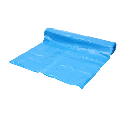 Plastic zak HDPE 70 x 110 cm, 27µ, blauw, Balanz, 120 l product foto Front View L