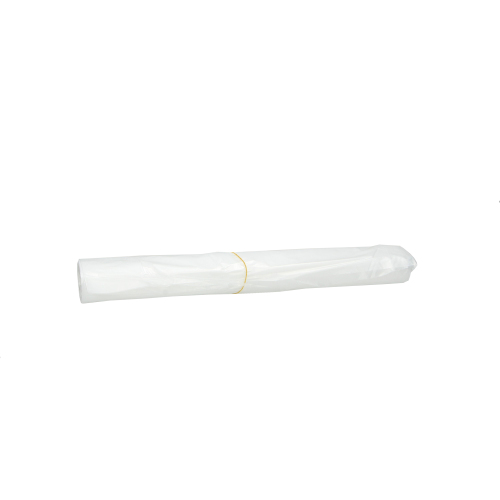 Plastic zak HDPE 70 x 70 cm, 25µ, transparant, 50 l product foto Front View L
