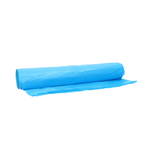 Plastic zak HDPE 90 x 110 cm, 27 µ, blauw, 148 l product foto Front View L