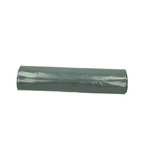 Plastic zak LDPE 70 x 110 cm, 50µ, donker grijs, 120 l product foto Front View L