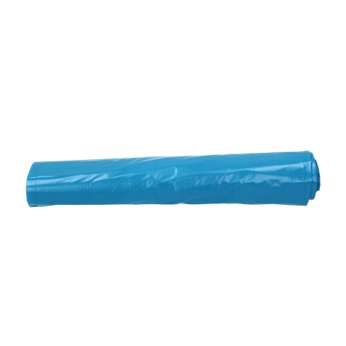 Plastic zak LDPE 70 x 110 cm, 50µ, blauw, 120 l product foto Front View L