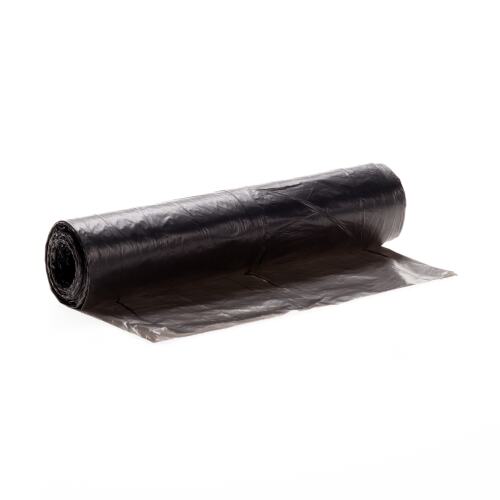 Plastic zak LDPE 70 x 110 cm, 60µ, grijs, 120 l product foto Front View L