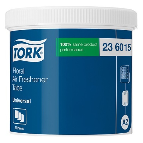 Tork Universal Airfreshener Disc Floral (A2) 4 x 20 stuks product foto Front View L