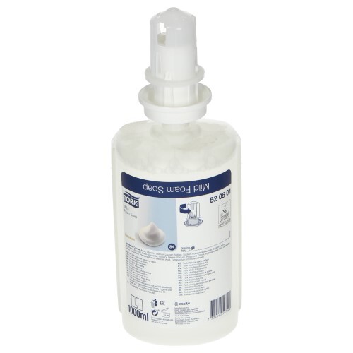 Tork Premium Mildly Scented Foam Soap (S4 EU ECO) 6 x 1l product foto Front View L