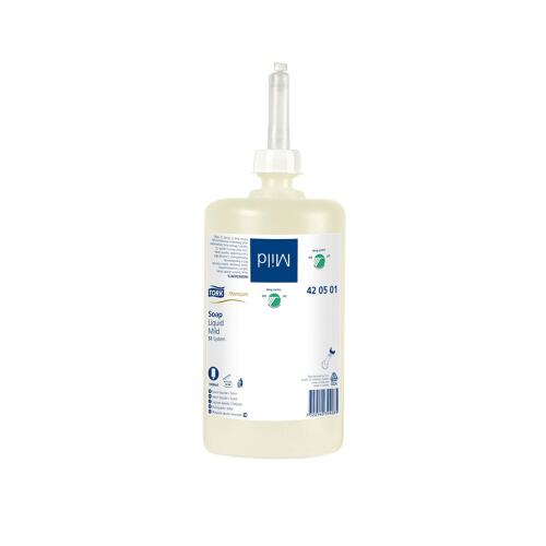 Tork Premium Soap Liquid Mild (S1 EU ECO) 6 x 1l product foto Front View L