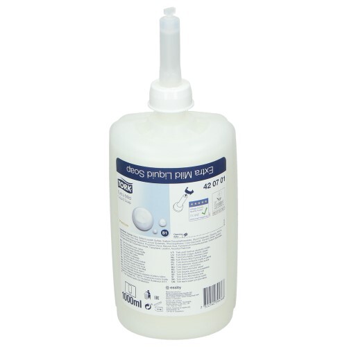 Tork Premium Soap Liquid Sensitive Non-Perfumed (S1 EU ECO)  6 x 1l product foto Front View L