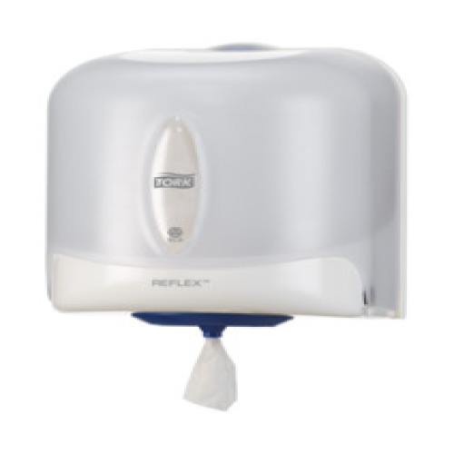 Tork Reflex Centerfeed Dispenser White (M4) - bruikleen product foto Front View L