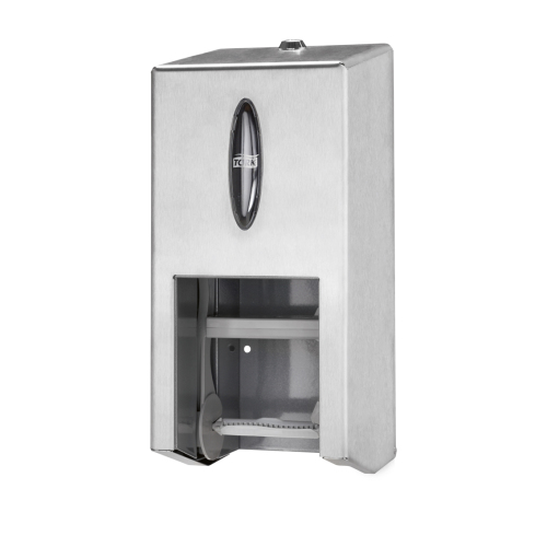 Tork Dispenser Toiletpapier Twin Hulsloos Mid-size Rol RVS (T7) product foto Image2 L