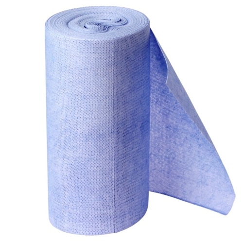 1Use microwipe rol blauw, 38 x 23,5 cm, 50 stuks product foto Front View L