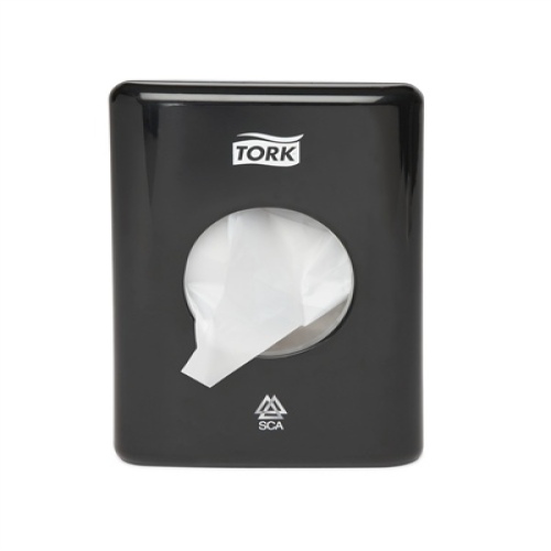 Tork Dispenser Sanitary Towel Bag Black (B5) product foto Front View L