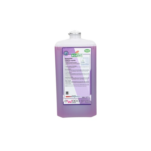 Ecodet textielwasmiddel 2 x 2,7 l product foto