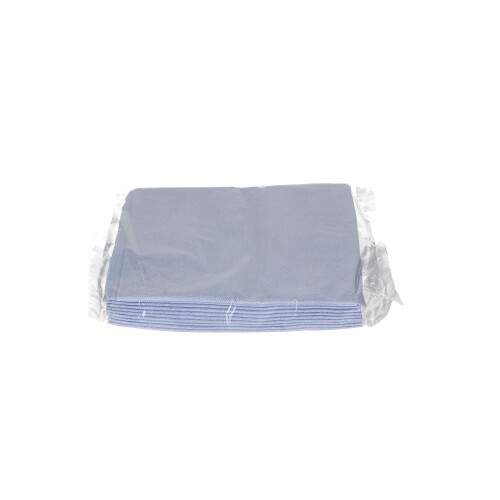 Disposable microvezeldoek blauw, 40 x 38 cm, 10 stuks product foto Front View L