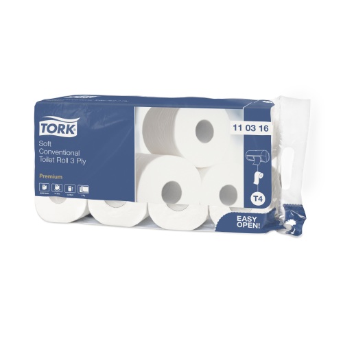 Tork Toiletpapier T4 Premium  product foto Front View L