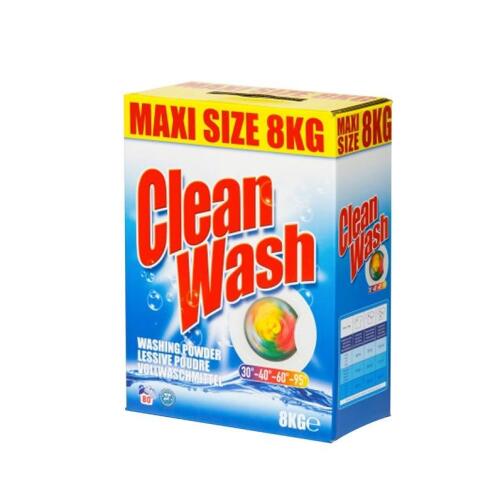 Cleanwash waspoeder 8 kg product foto Front View L