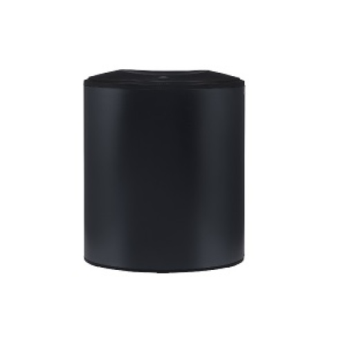 Binc duurzame afvalbak gesloten deksel, 60 l, zwart product foto Front View L