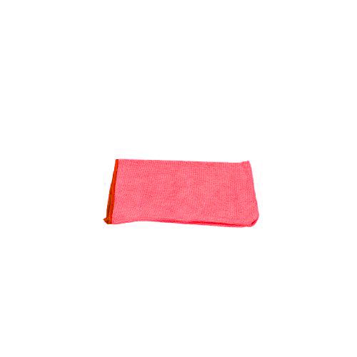 Microvezel handschoen rood, 15 x 21 cm product foto Front View L