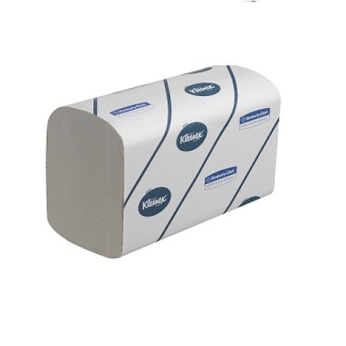 Kimberly Clark handdoeken Kleenex Ultra V-vouw, 2-laags, wit product foto Front View L