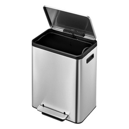 Pedaalemmer 30L inclusief plastic binnenemmer, RVS product foto Image3 L