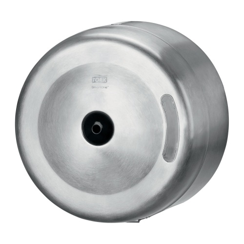 Tork Dispenser SmartOne® Toiletpapier Rol RVS (T8) product foto Front View L