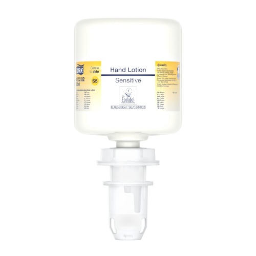 Tork Sensitive Hydraterende Mini Handlotion (S5), 8 x 525 ml product foto Front View L