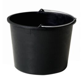Emmer plastic, 12 l, zwart product foto