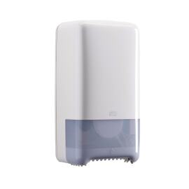 Tork Dispenser Toiletpapier Twin Mid-size Rol Auto Swift Wit (T6) product foto