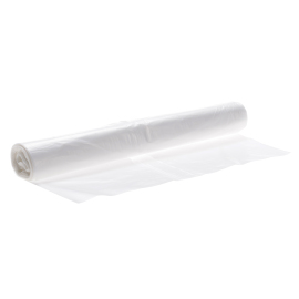 Plastic zak HDPE 63 x 60 cm, 8µ, transparant, 24 l product foto