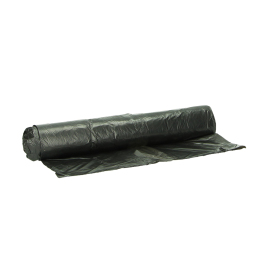 Plastic zak HDPE 63 x 70 cm, 12µ, zwart, 50 l product foto
