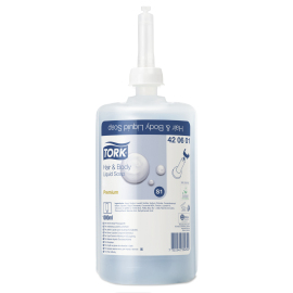Tork Premium Soap Liquid Hair & Body (S1 EU ECO) 6 x 1l product foto