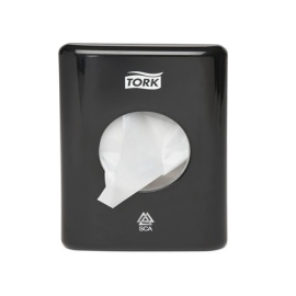 Tork Dispenser Sanitary Towel Bag Black (B5) product foto