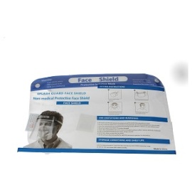 Disposable veiligheidsvizier met hoofdband product foto