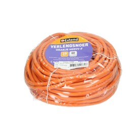 Verlengsnoer 20 m 2x1,5mm², oranje product foto