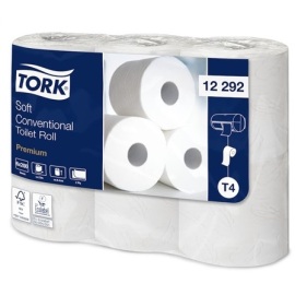 Tork Premium Toiletpapier Traditioneel Zacht 2-laags, wit (T4 EU ECO) product foto