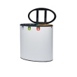 Binc duurzame afvalbak open deksel, 60 l, wit product foto Image3 S